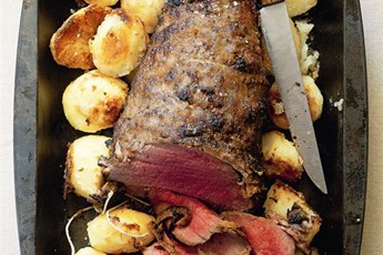 Horseradish and sugar crusted beef recipe